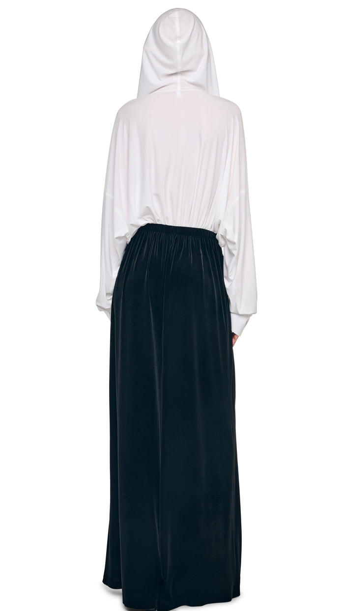 Norma Kamali HOODED SUPER OS BF NK SHIRT BODYSUIT