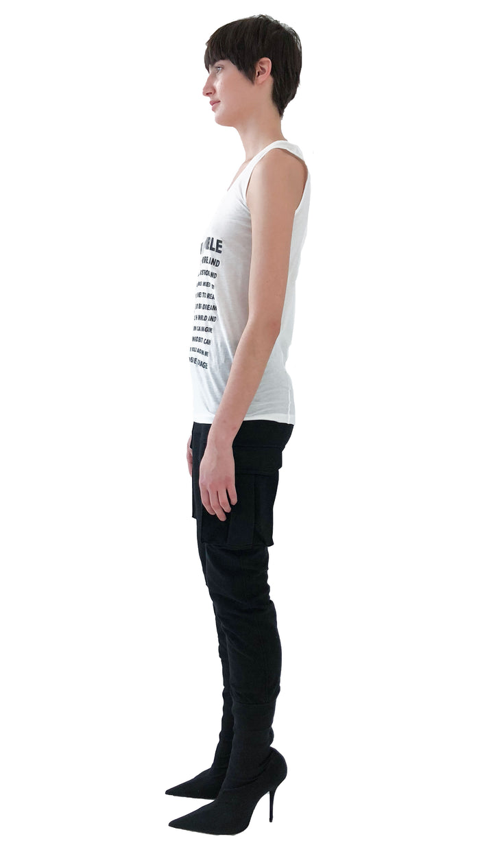 Norma Kamali I AM INVINCIBLE TEE