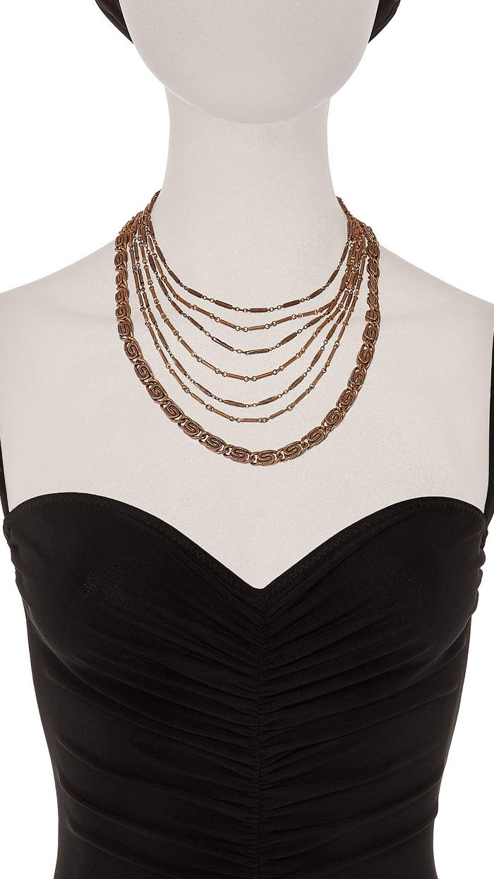 Norma Kamali LAYERED CHAIN NECKLACE