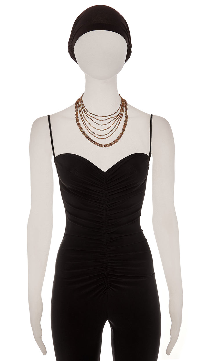 norma kamali LAYERED CHAIN NECKLACE