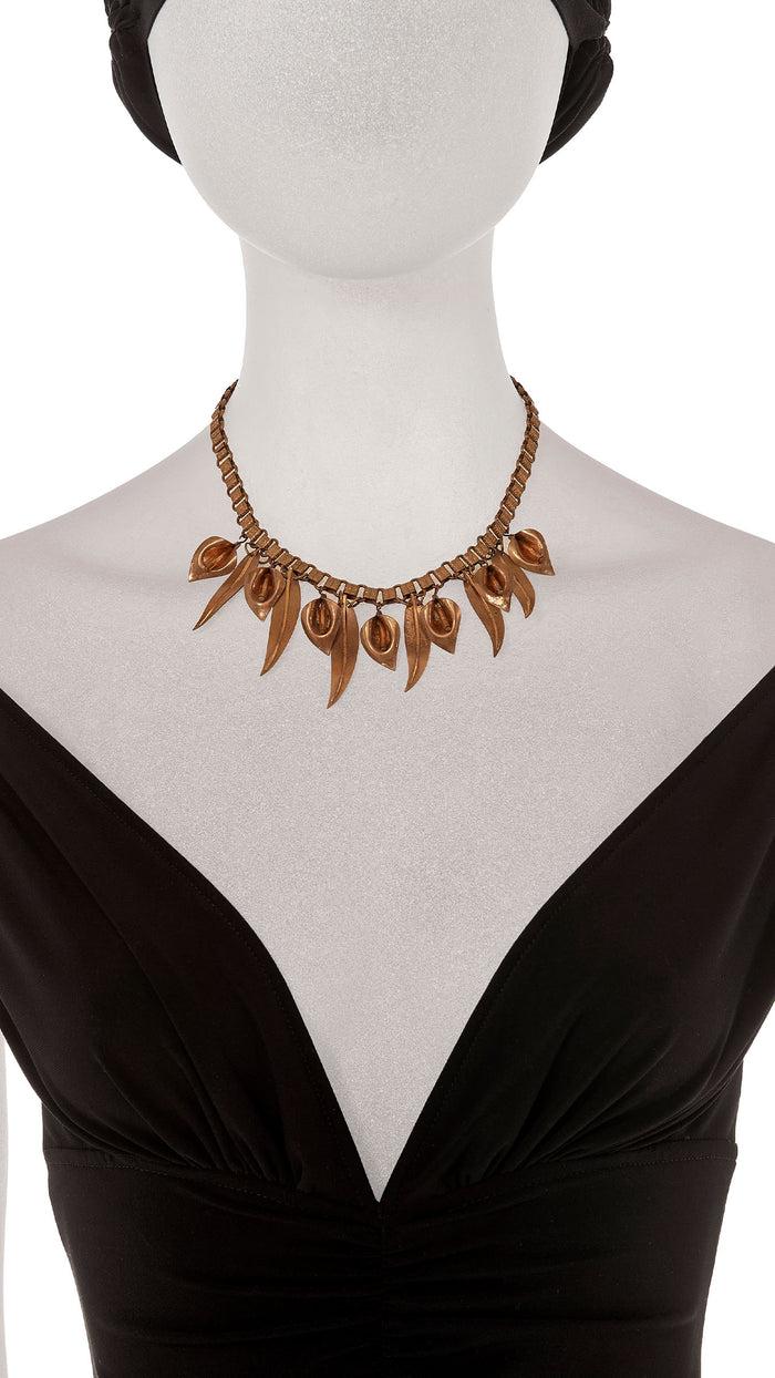Norma Kamali LEAF NECKLACE