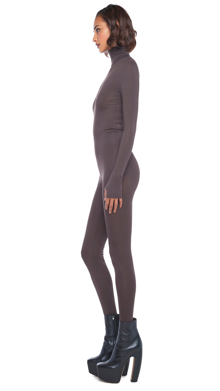 Norma Kamali LEGGING W/ FOOTIE W/O WAISTBAND