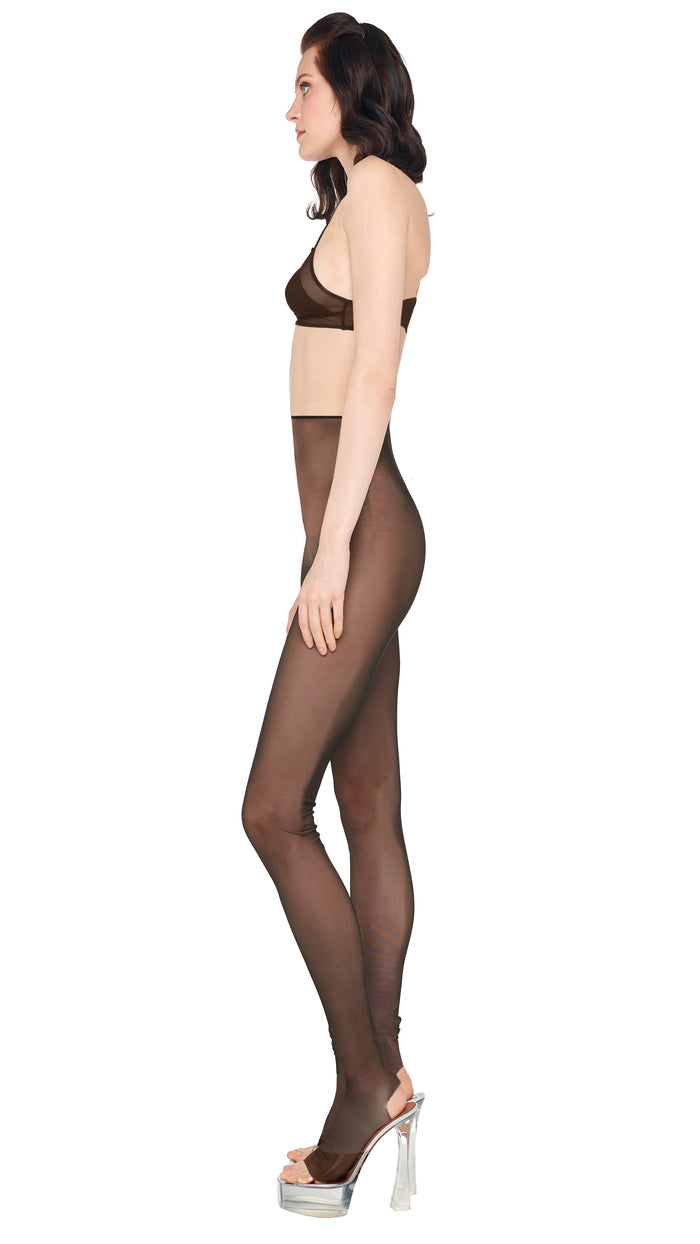 Norma Kamali LEGGING W/ FOOTIE W/O WAISTBAND