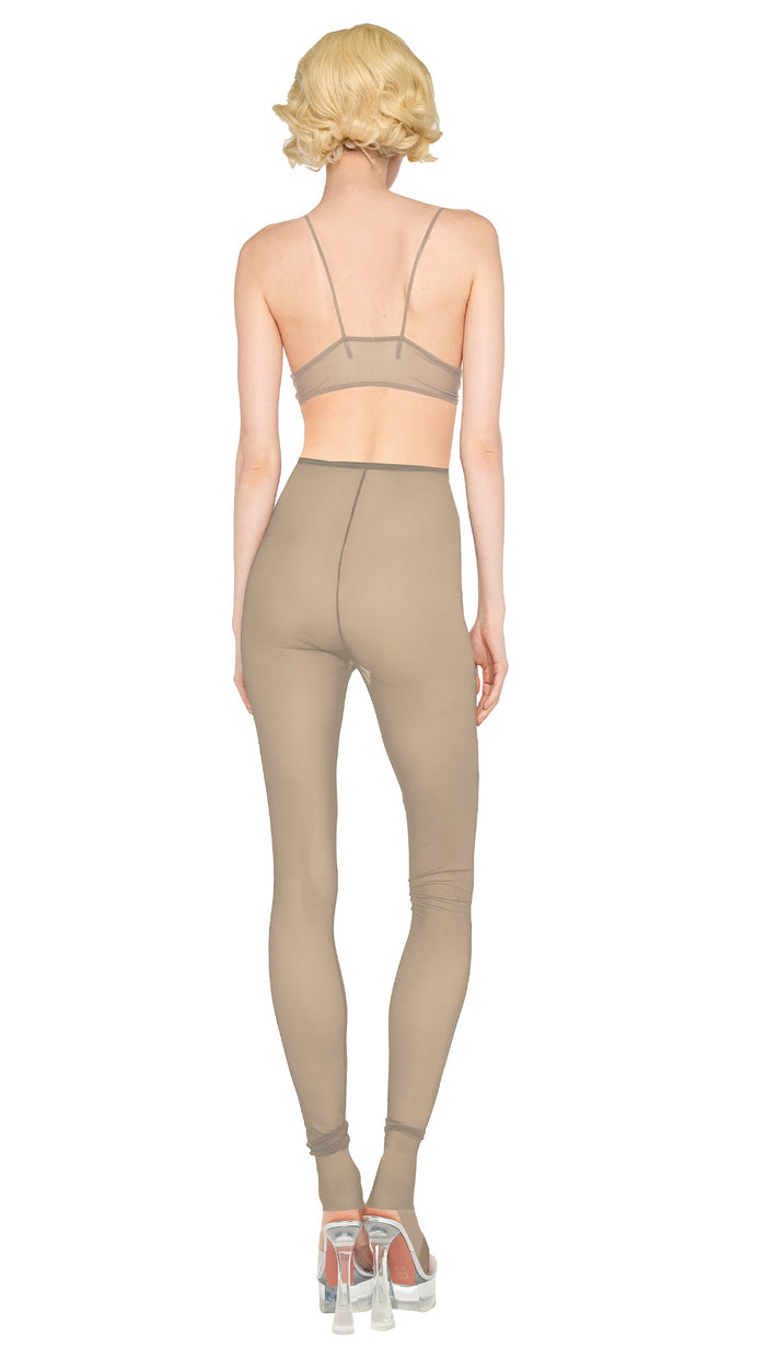 Norma Kamali LEGGING W/ FOOTIE W/O WAISTBAND