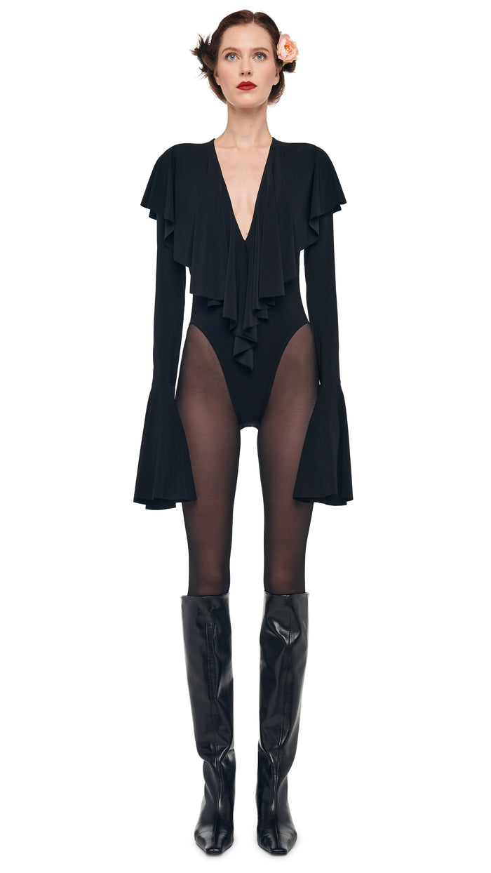 Norma Kamali LEGGING W/ FOOTIE W/O WAISTBAND