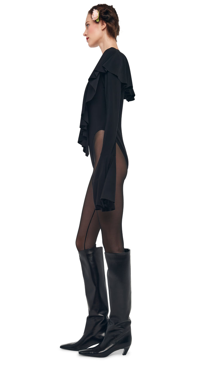 Norma Kamali LEGGING W/ FOOTIE W/O WAISTBAND