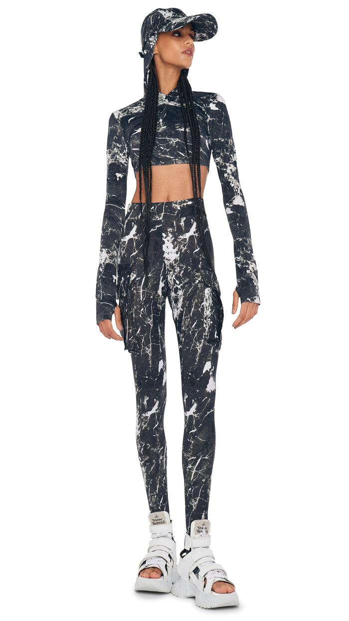 norma kamali LONG BILL BASEBALL CAP