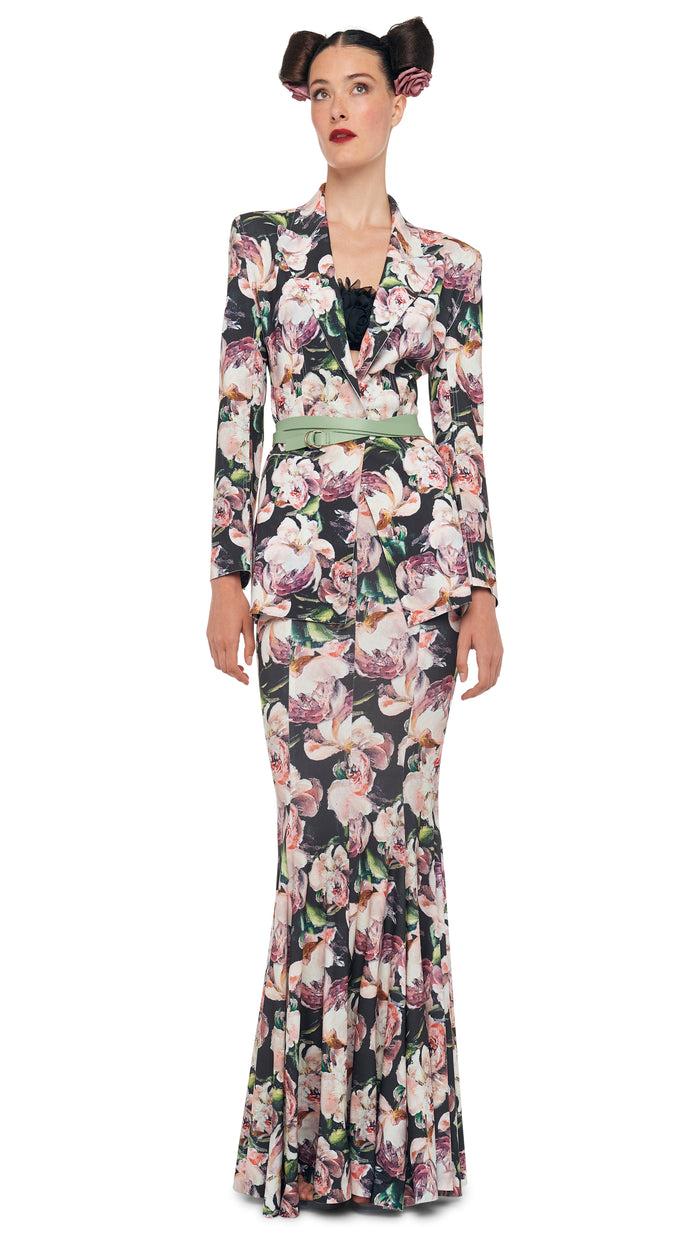 Norma Kamali LONG FISHTAIL SKIRT