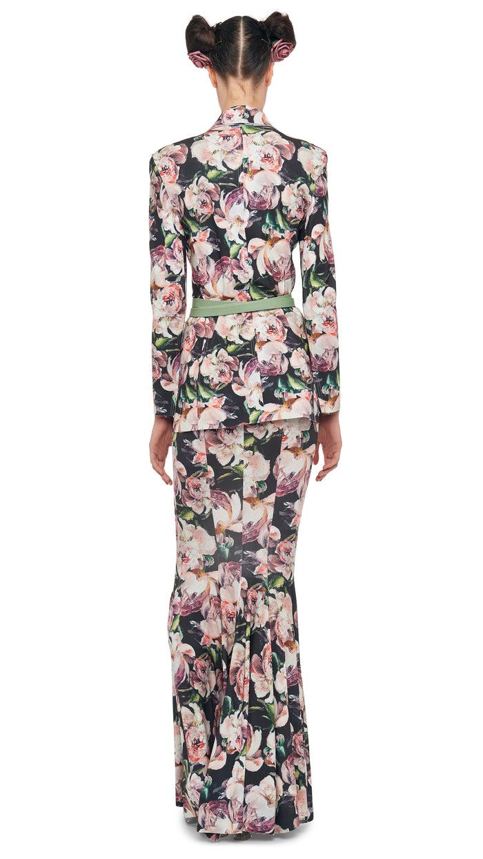 Norma Kamali LONG FISHTAIL SKIRT