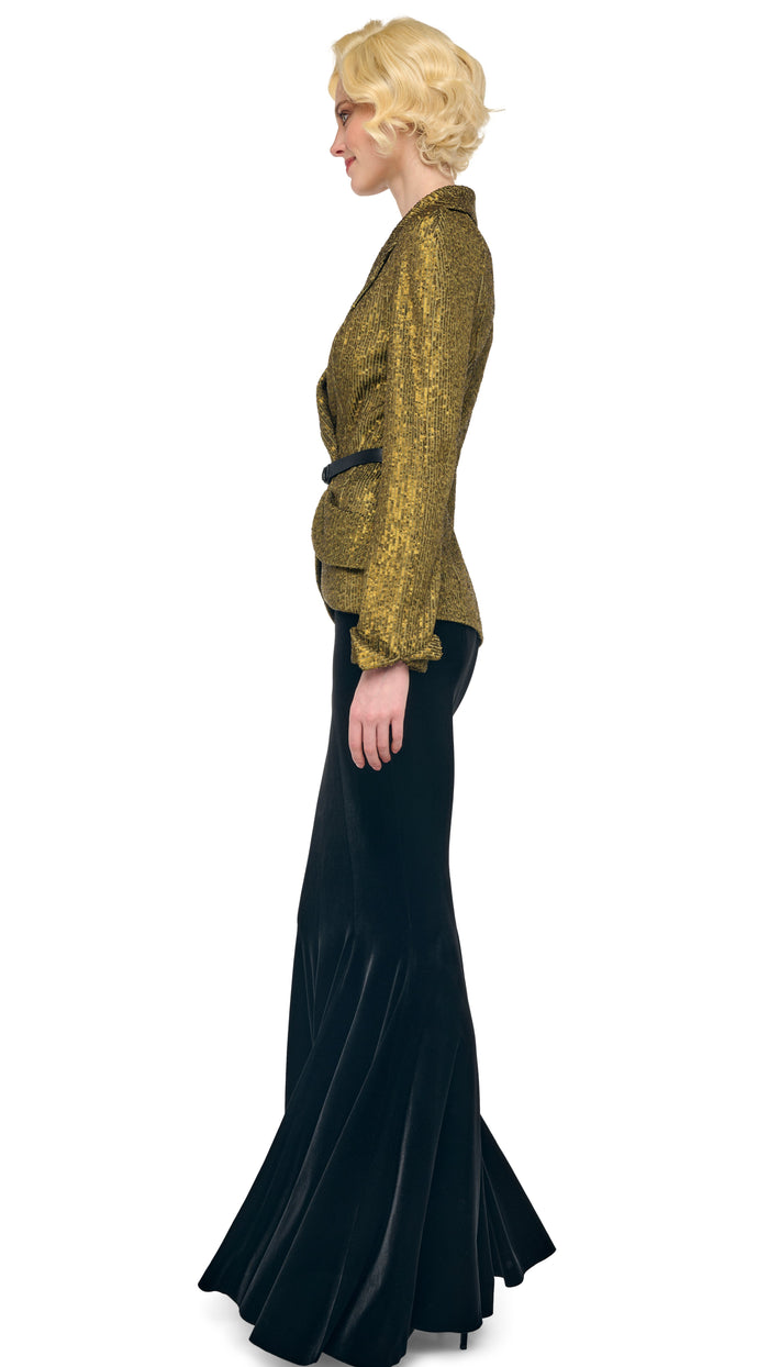 Norma Kamali LONG FISHTAIL SKIRT