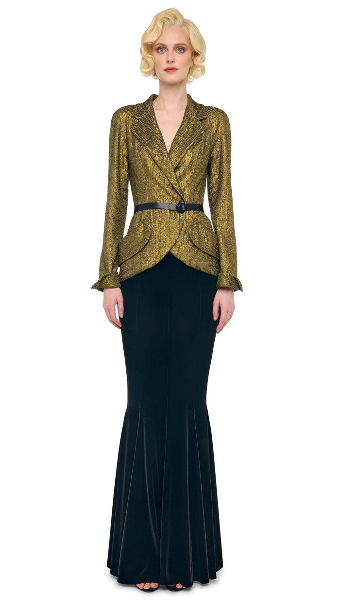 norma kamali LONG FISHTAIL SKIRT