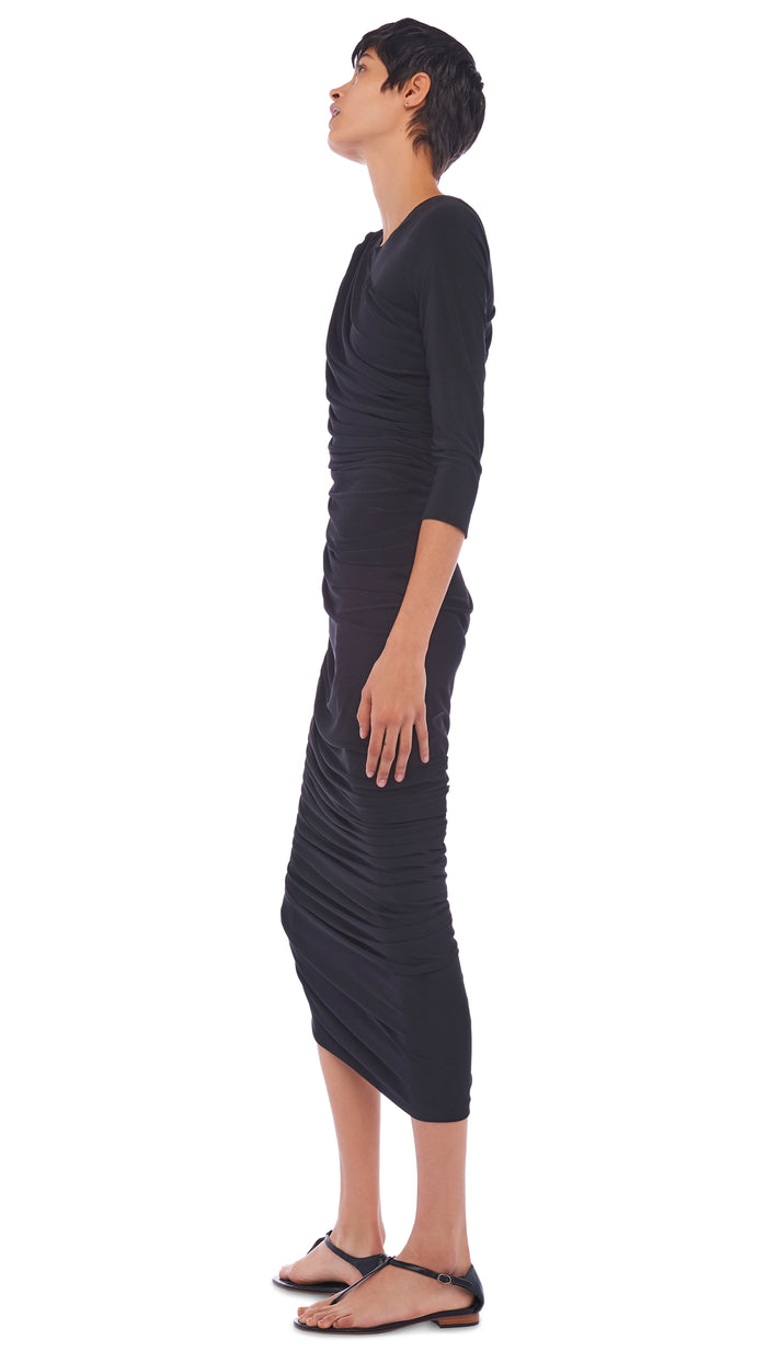 Norma Kamali LONG SLEEVE DIANA GOWN