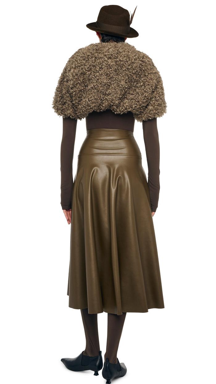 Norma Kamali LONG SLEEVE SHRUGGIE