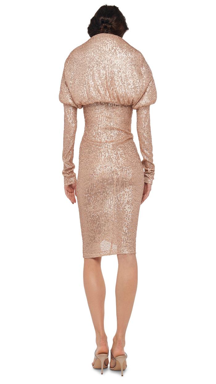 Norma Kamali LONG SLEEVE SHRUGGIE