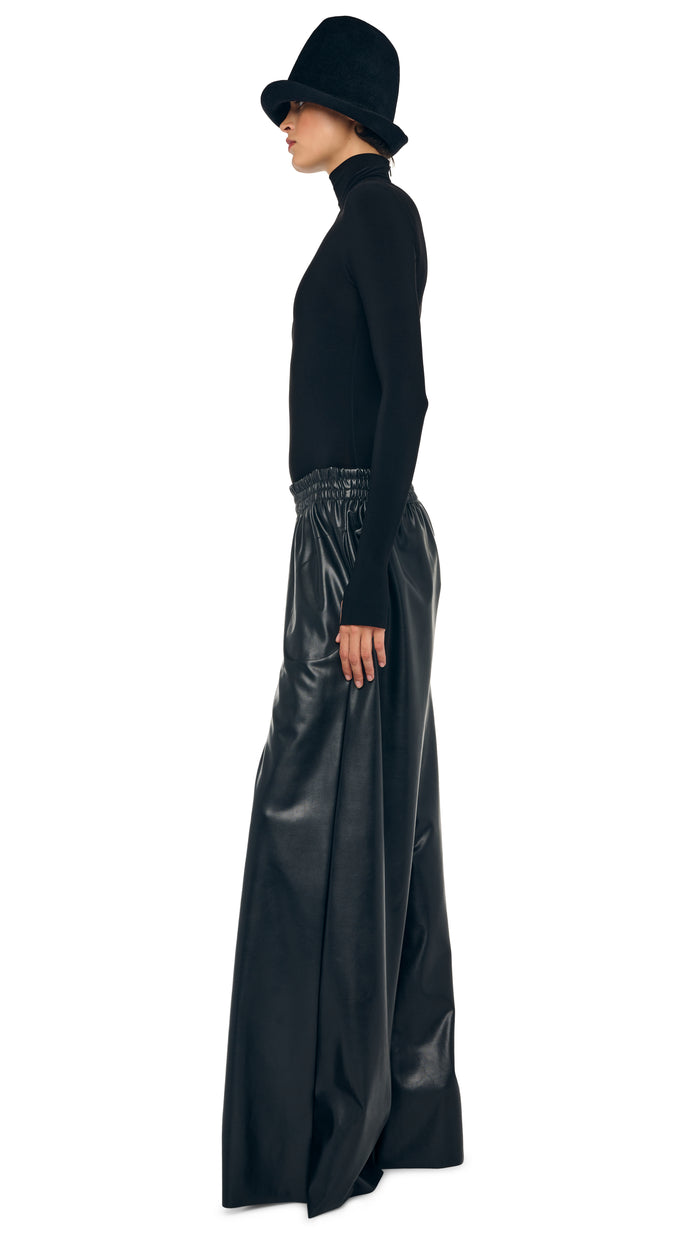 Norma Kamali LONG SLEEVE TURTLE BODYSUIT