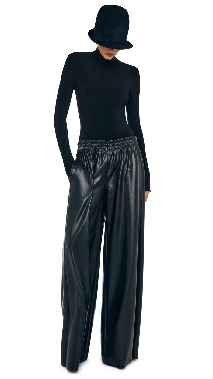 Norma Kamali LONG SLEEVE TURTLE BODYSUIT