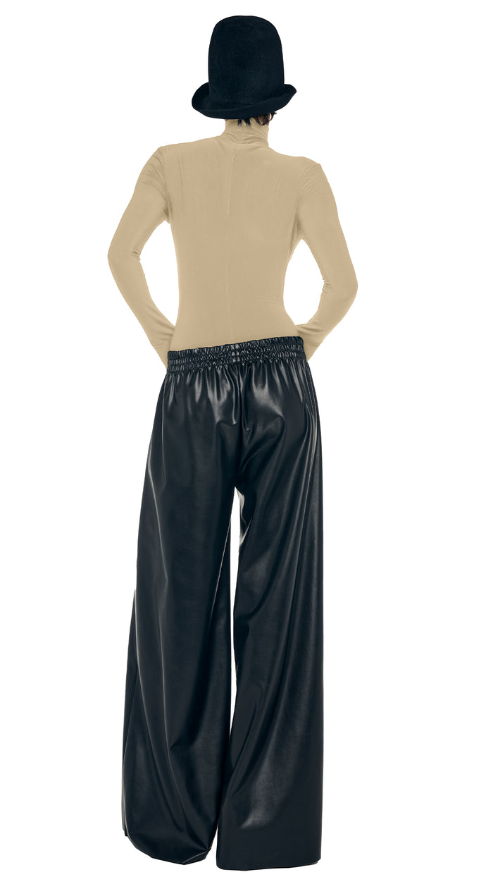 Norma Kamali LONG SLEEVE TURTLE BODYSUIT