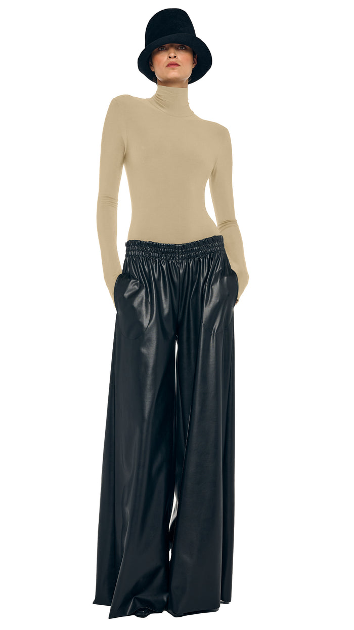 norma kamali LONG SLEEVE TURTLE BODYSUIT