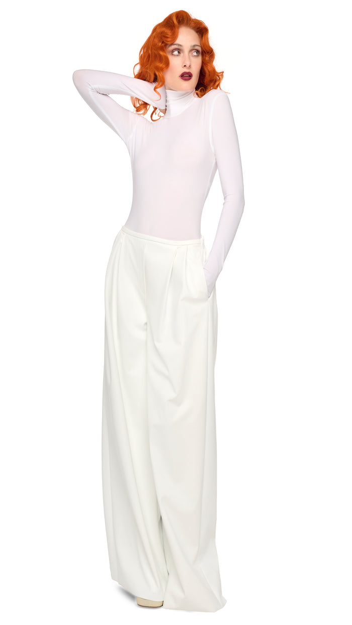 Norma Kamali LONG SLEEVE TURTLE BODYSUIT