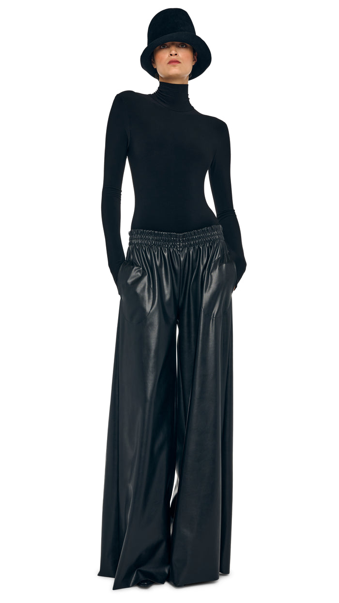 norma kamali LONG SLEEVE TURTLE BODYSUIT