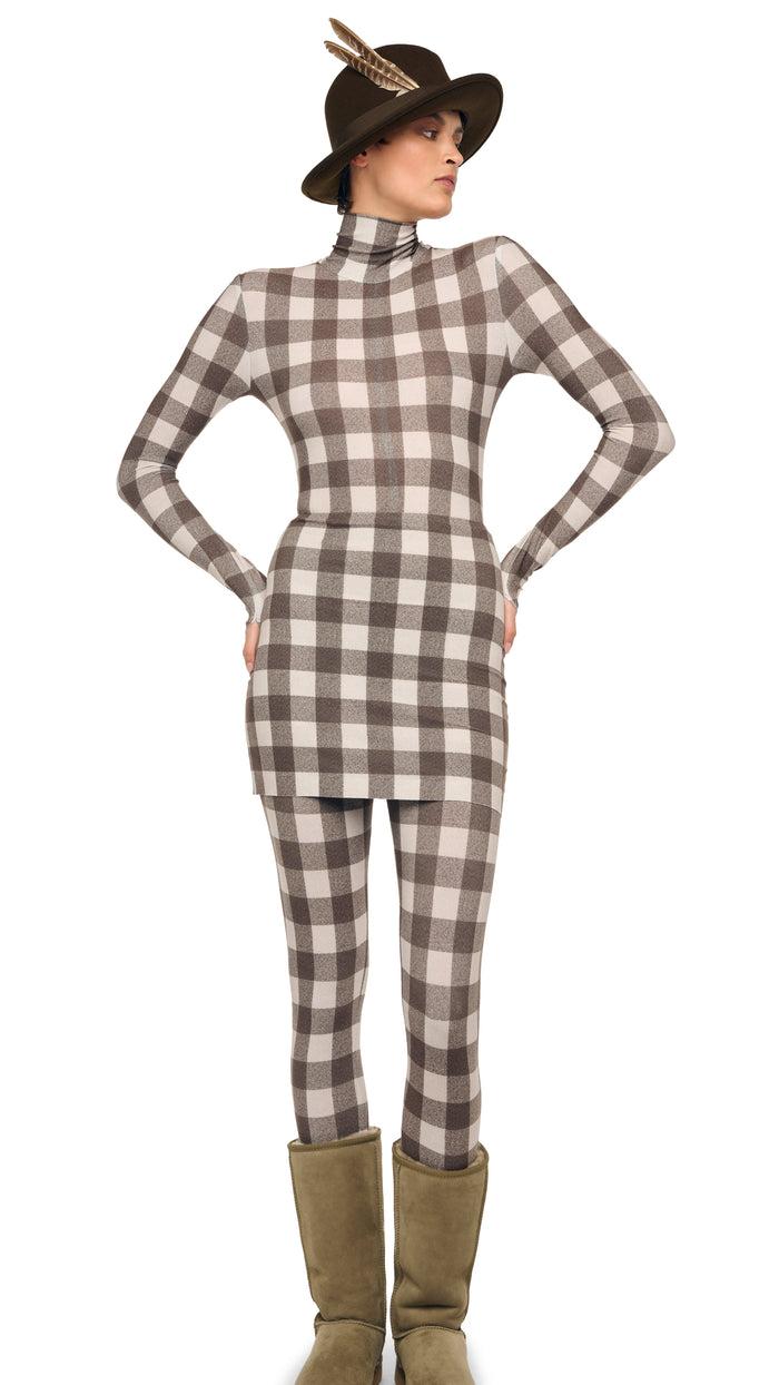 Norma Kamali LONG SLEEVE TURTLE CATSUIT W/ FOOTIE