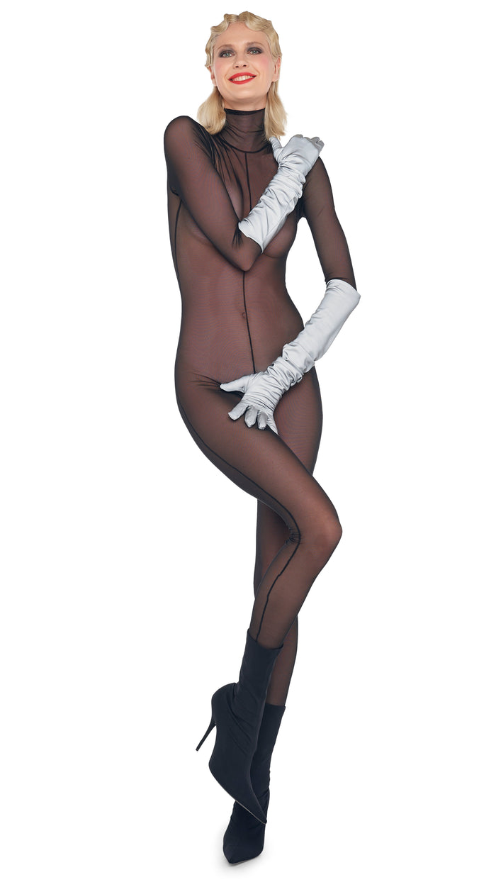 norma kamali LONG SLEEVE TURTLE CATSUIT