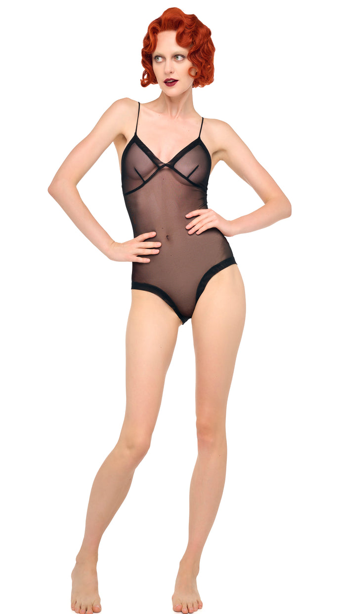 Norma Kamali LOW BACK FARA SLIP BODYSUIT