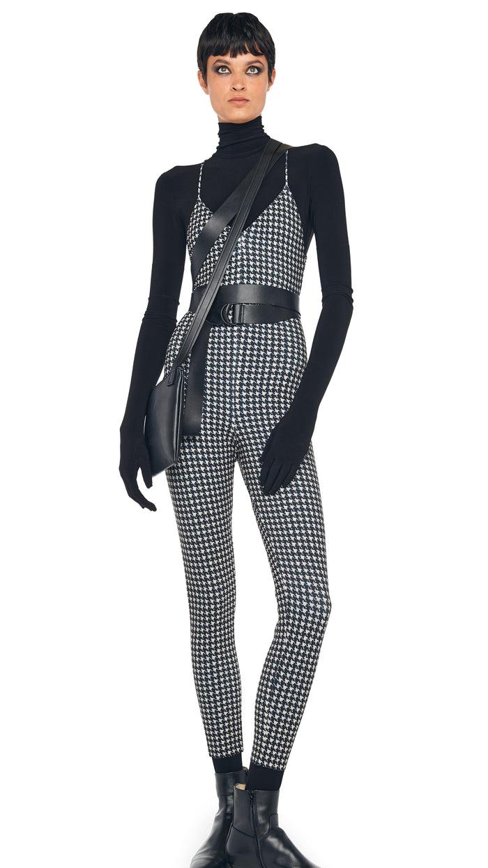 norma kamali LOW BACK FARA SLIP CATSUIT