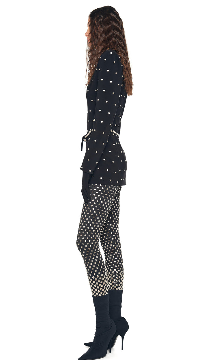 Norma Kamali LS V NECK ZIP FRONT JACKET