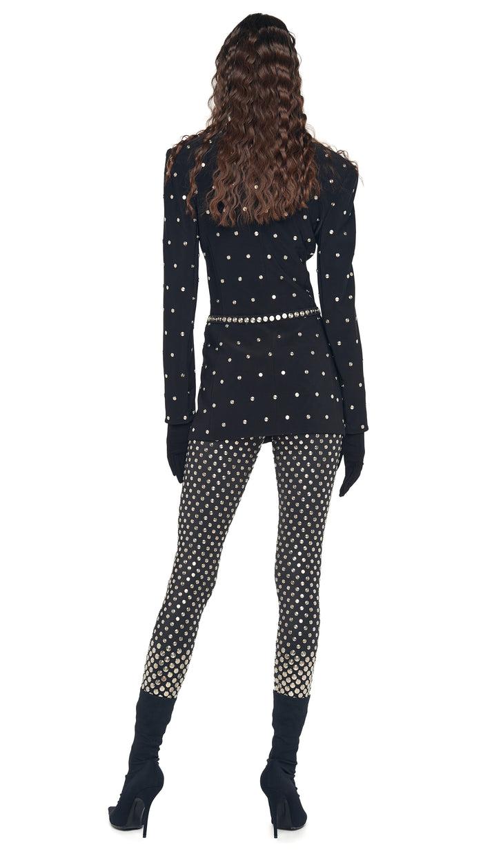 Norma Kamali LS V NECK ZIP FRONT JACKET