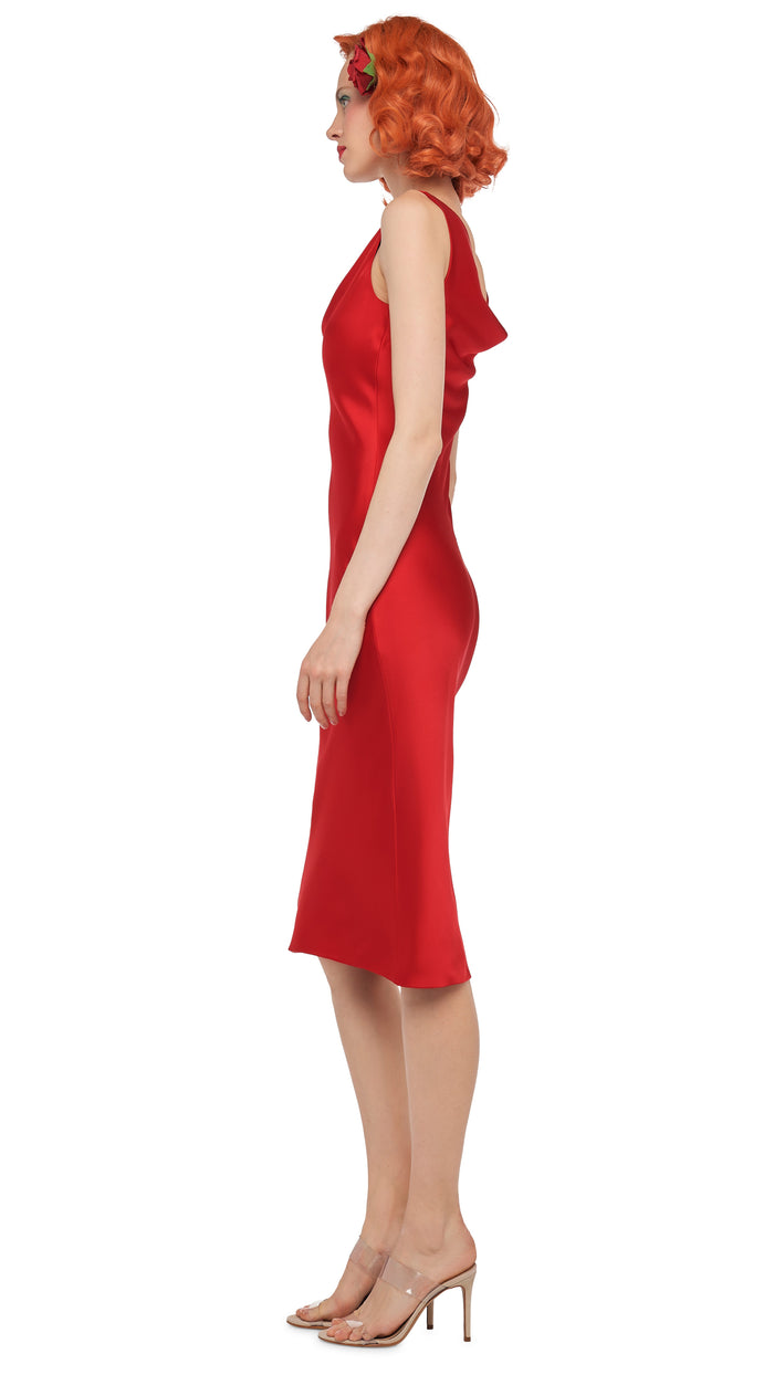 Norma Kamali MARIA DRESS BELOW KNEE