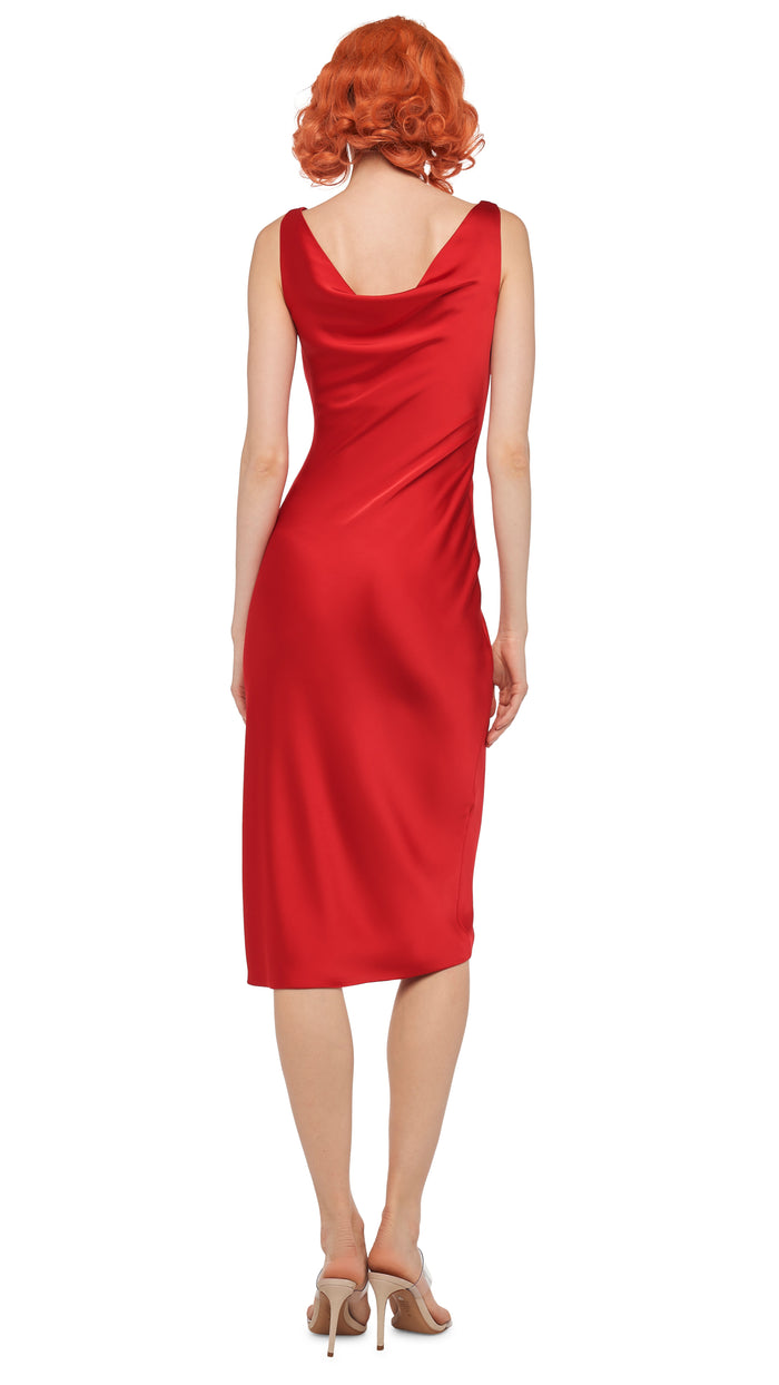 Norma Kamali MARIA DRESS BELOW KNEE