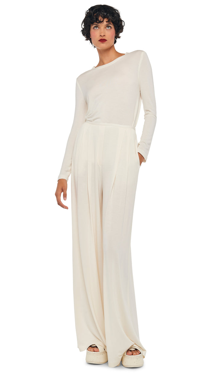 norma kamali MENS PLEAT PANT