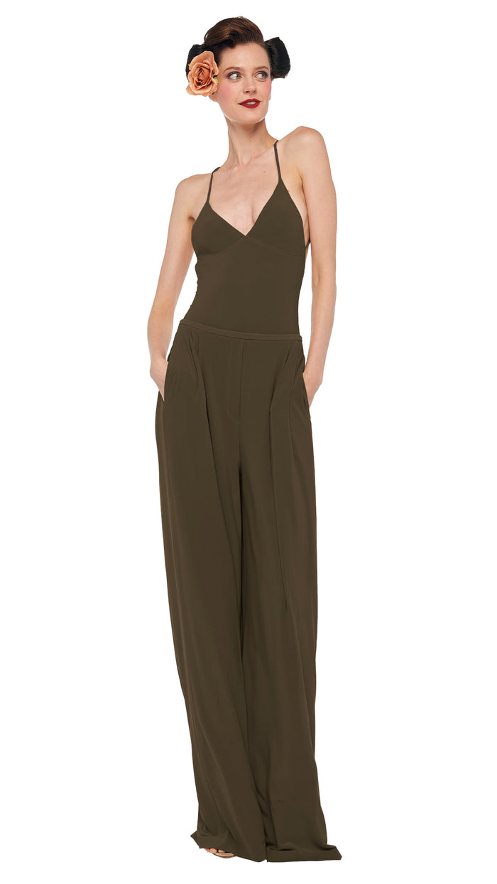 norma kamali MENS PLEAT PANT