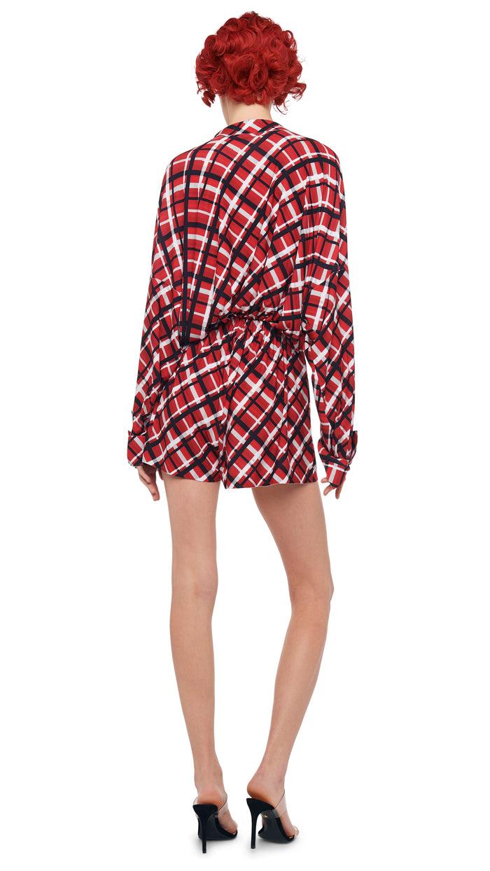 Norma Kamali MENS PLEAT SHORT