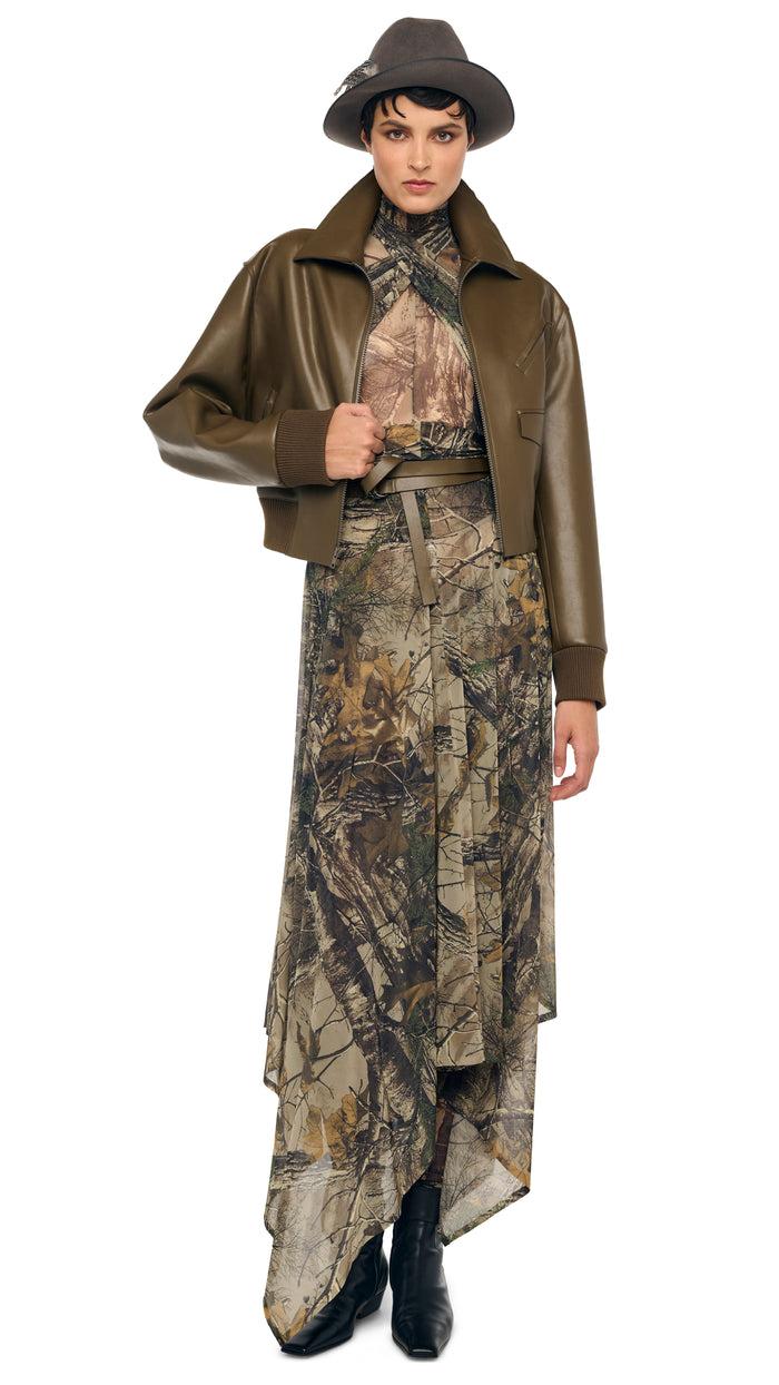 Norma Kamali MENS ZIP FRONT CLASSIC CROPPED JACKET