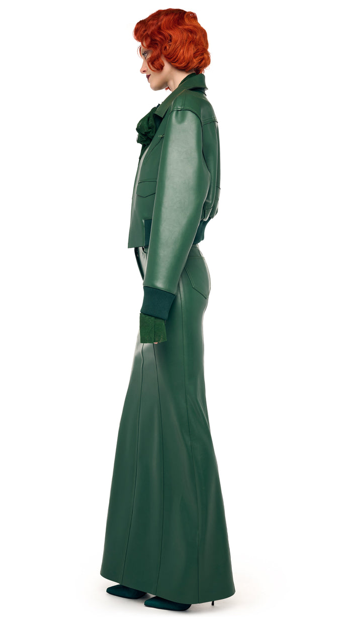 Norma Kamali MENS ZIP FRONT CLASSIC CROPPED JACKET