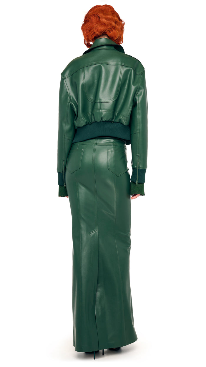 Norma Kamali MENS ZIP FRONT CLASSIC CROPPED JACKET