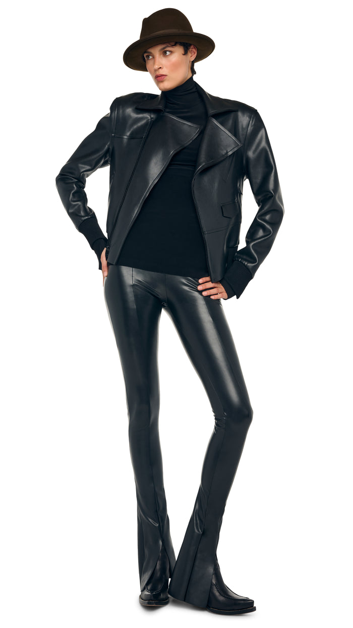 Norma Kamali MINI MOTO JACKET