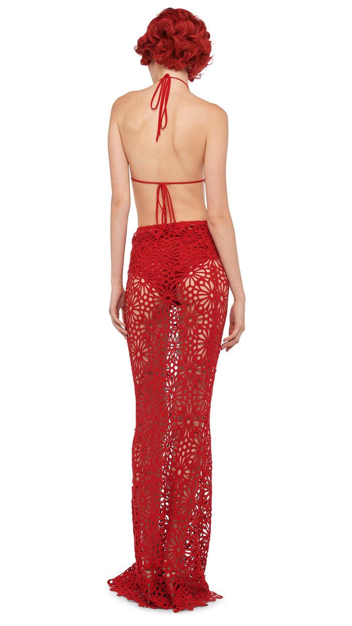 Norma Kamali OBIE LONG SKIRT