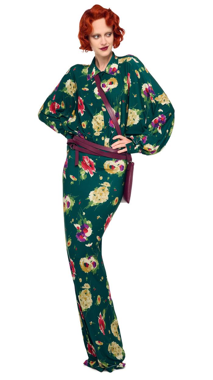 Norma Kamali OBIE LONG SKIRT