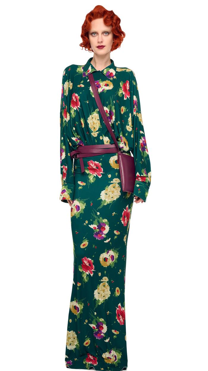 norma kamali OBIE LONG SKIRT