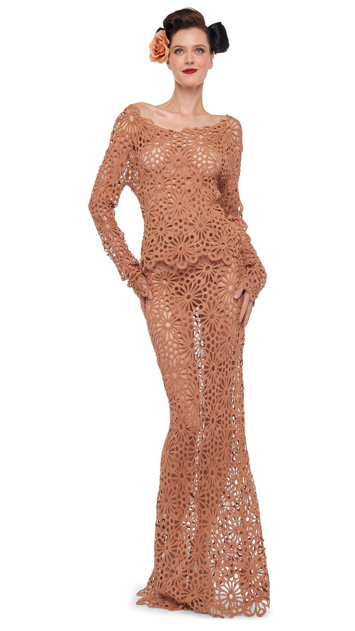 norma kamali OBIE LONG SKIRT