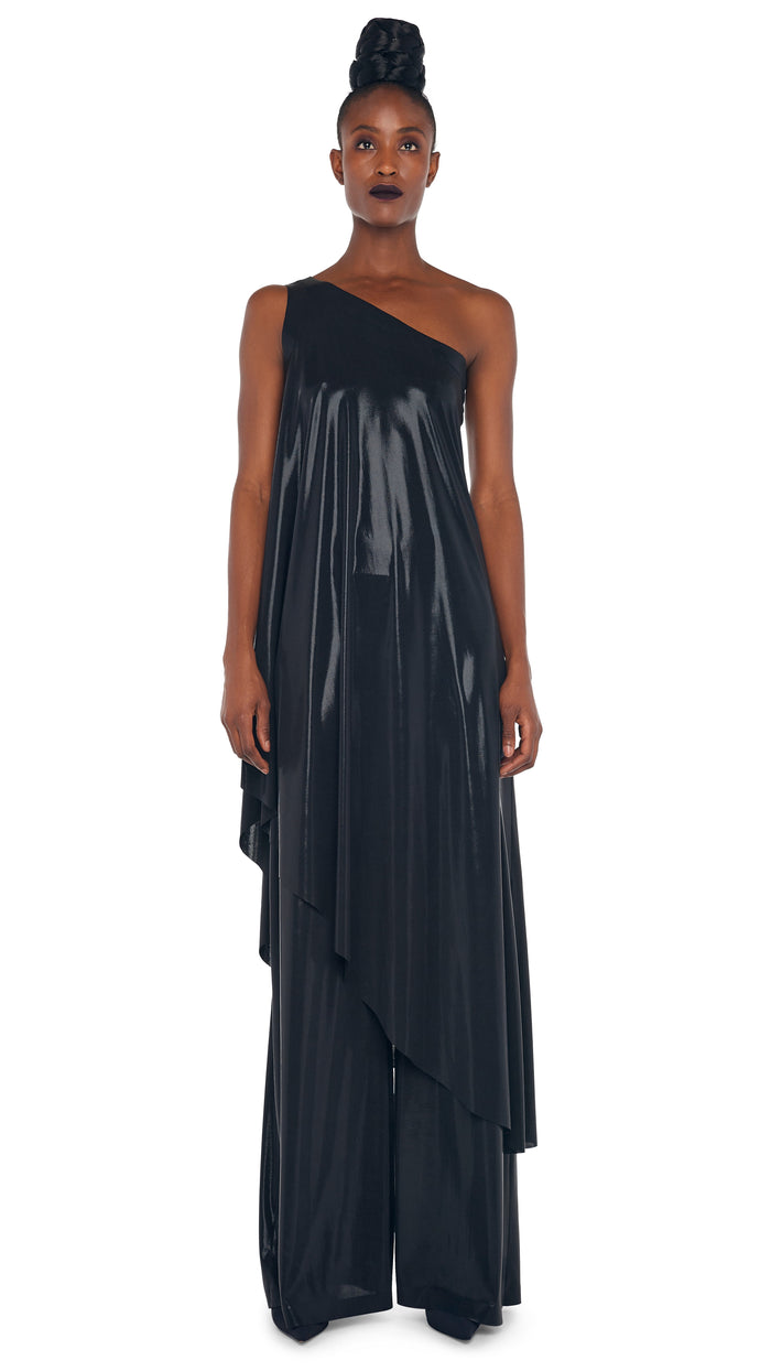 norma kamali ONE SHOULDER DIAGONAL TUNIC