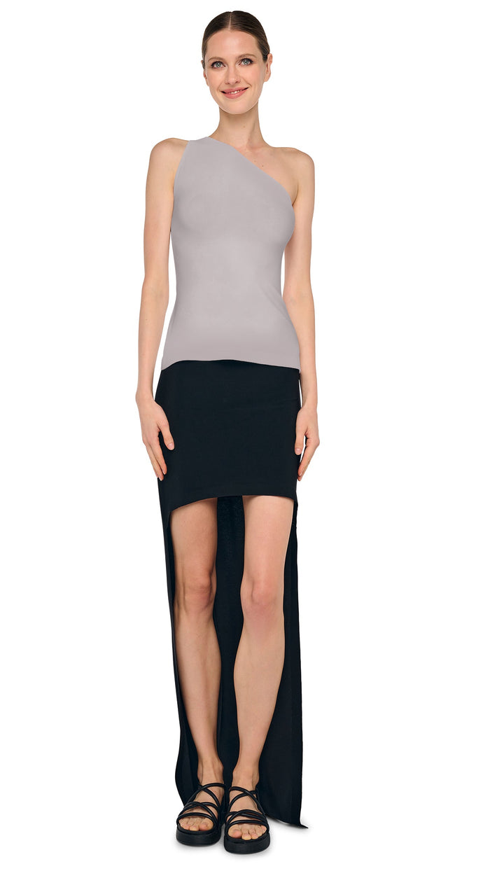 norma kamali ONE SHOULDER TOP