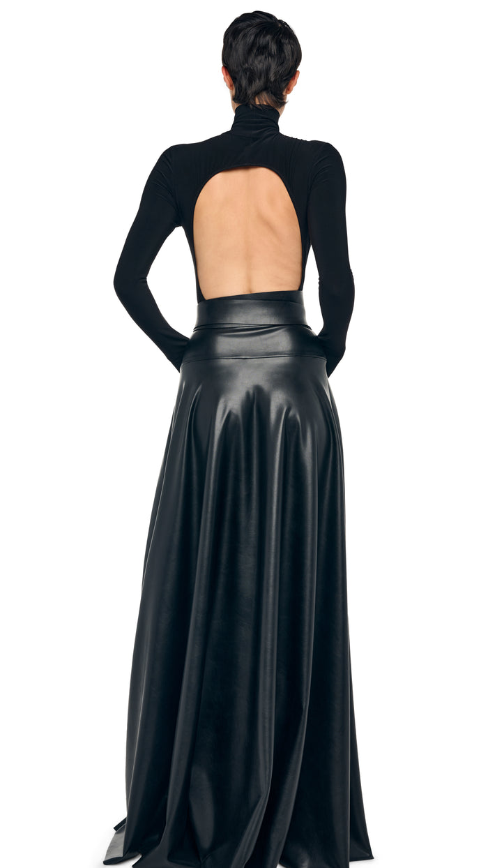 Norma Kamali OPEN BACK BODYSUIT