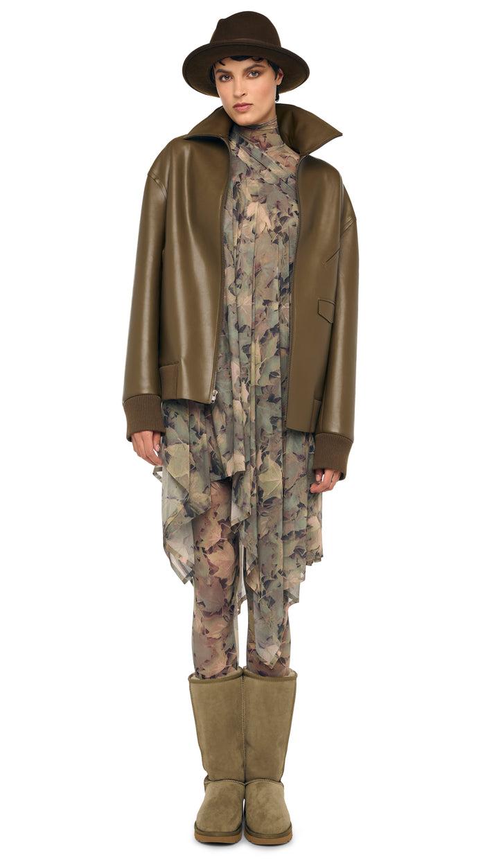 norma kamali OS MENS CLASSIC ZIP FRONT JACKET