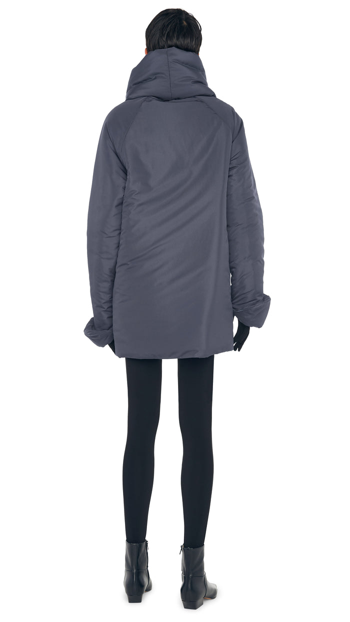 Norma Kamali OS RAGLAN SLEEVE MINI DRESS W/ TUBE