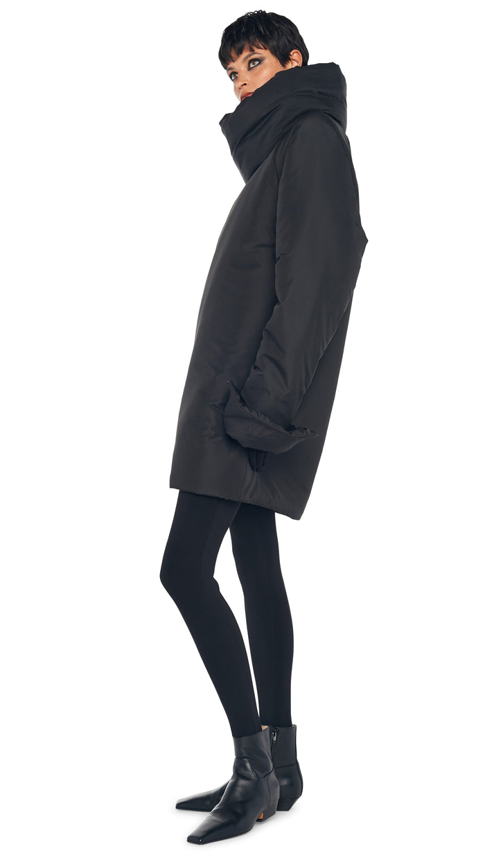 Norma Kamali OS RAGLAN SLEEVE MINI DRESS W/ TUBE