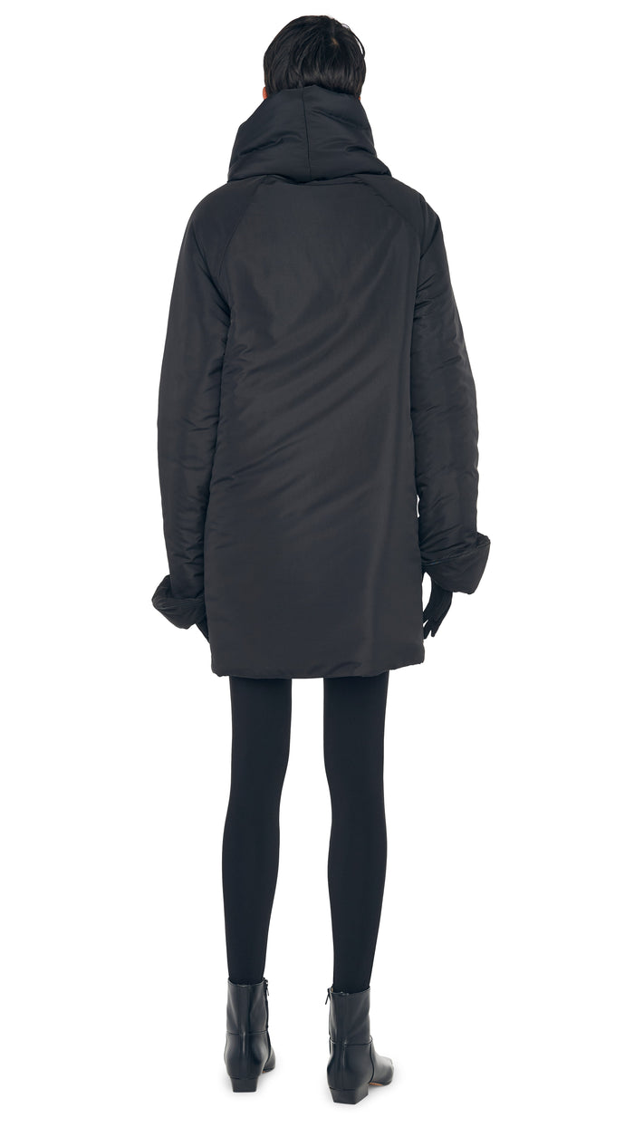 Norma Kamali OS RAGLAN SLEEVE MINI DRESS W/ TUBE